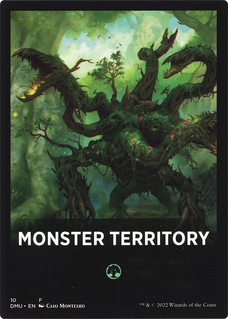 Monster Territory Theme Card [Dominaria United Tokens] | Nerdhalla Games