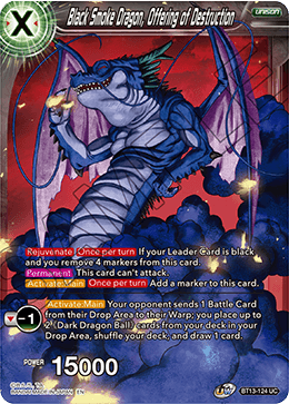 Black Smoke Dragon, Offering of Destruction (Uncommon) [BT13-124] | Nerdhalla Games