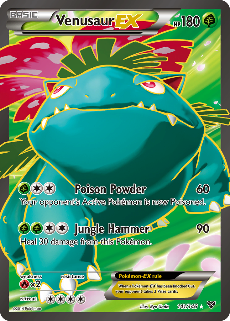 Venusaur EX (141/146) [XY: Base Set] | Nerdhalla Games