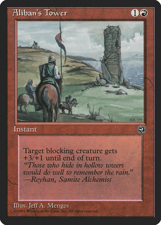 Aliban's Tower (Reyhan Flavor Text) [Homelands] | Nerdhalla Games