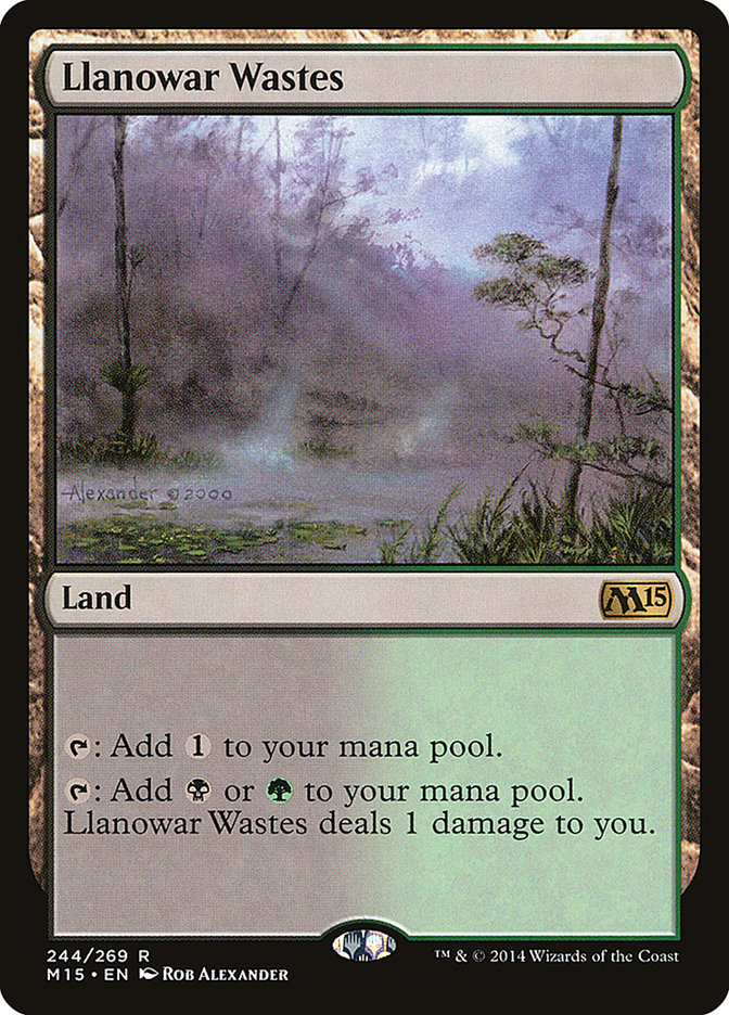 Llanowar Wastes [Magic 2015] | Nerdhalla Games