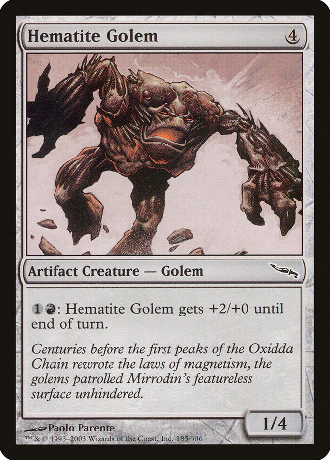 Hematite Golem [Mirrodin] | Nerdhalla Games