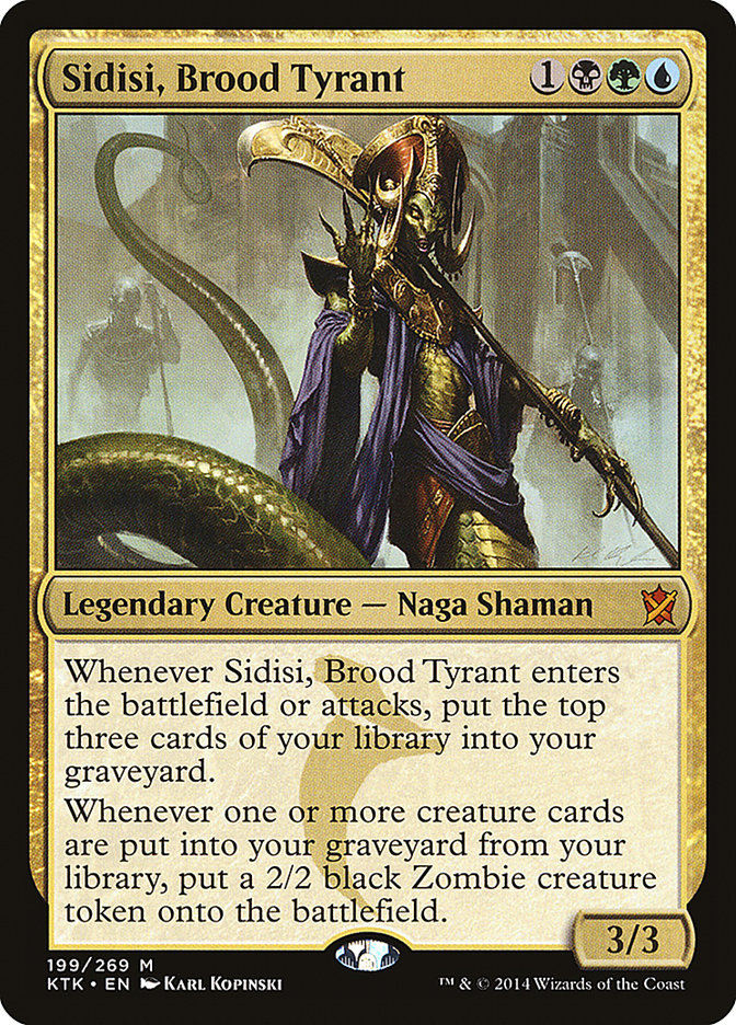 Sidisi, Brood Tyrant [Khans of Tarkir] | Nerdhalla Games