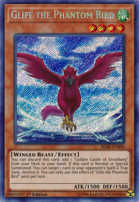 Glife the Phantom Bird [BLRR-EN008] Secret Rare | Nerdhalla Games