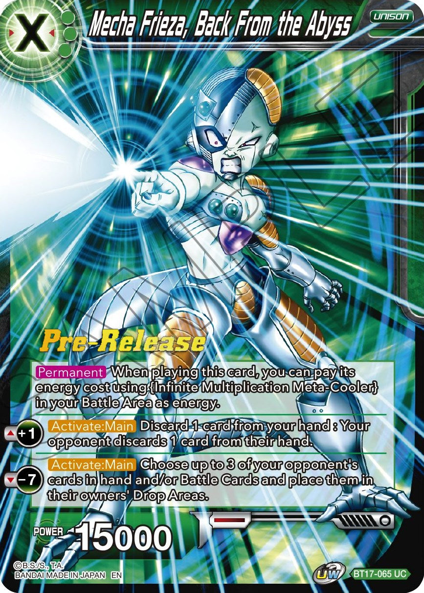 Mecha Frieza, Back From the Abyss (BT17-065) [Ultimate Squad Prerelease Promos] | Nerdhalla Games