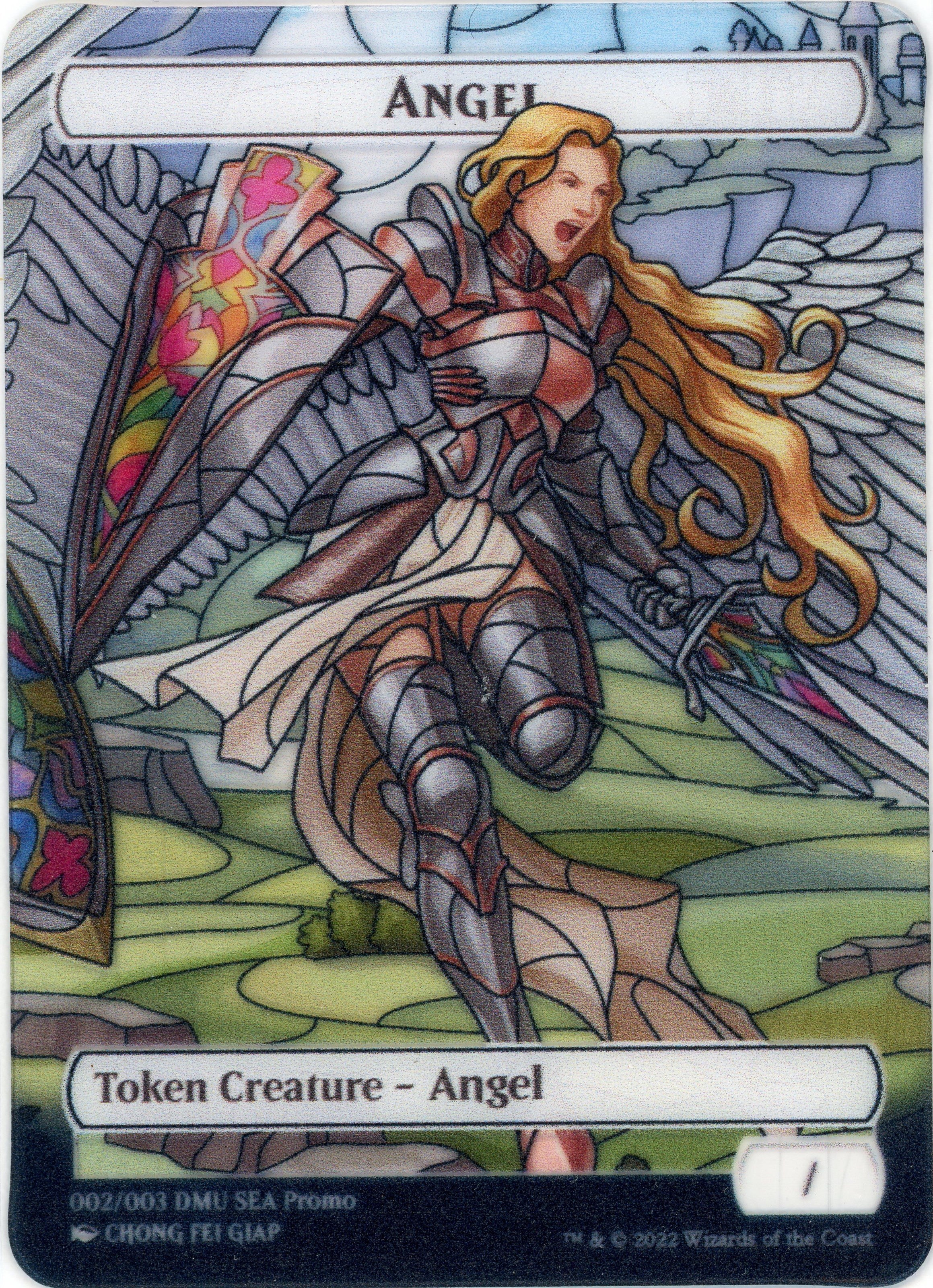 Angel Token (SEA Exclusive) [Dominaria United Tokens] | Nerdhalla Games