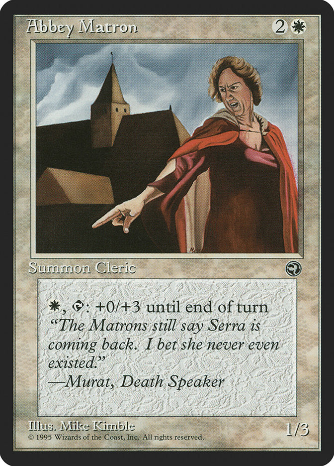 Abbey Matron (Murat Flavor Text) [Homelands] | Nerdhalla Games