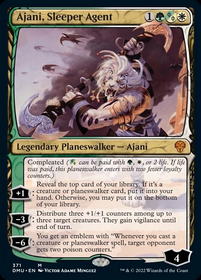 Ajani, Sleeper Agent (Showcase) [Dominaria United] | Nerdhalla Games