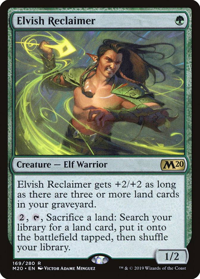 Elvish Reclaimer [Core Set 2020] | Nerdhalla Games