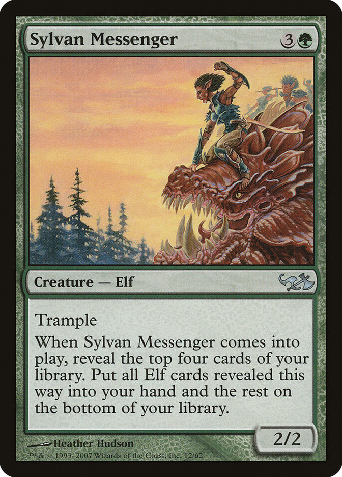 Sylvan Messenger [Duel Decks: Elves vs. Goblins] | Nerdhalla Games