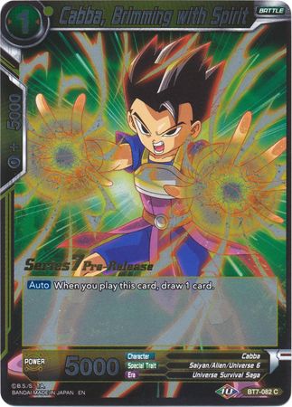 Cabba, Brimming with Spirit [BT7-082_PR] | Nerdhalla Games