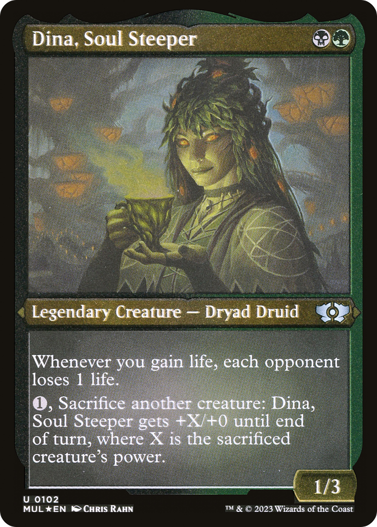 Dina, Soul Steeper (Foil Etched) [Multiverse Legends] | Nerdhalla Games