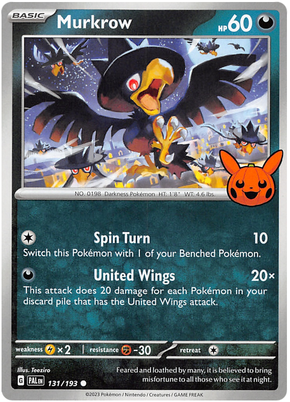 Murkrow (131/193) [Trick or Trade 2023] | Nerdhalla Games