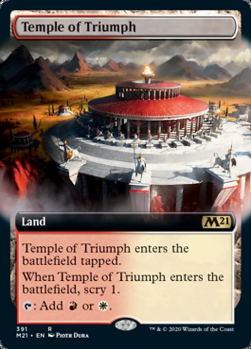 Temple of Triumph (Extended Art) [Core Set 2021] | Nerdhalla Games