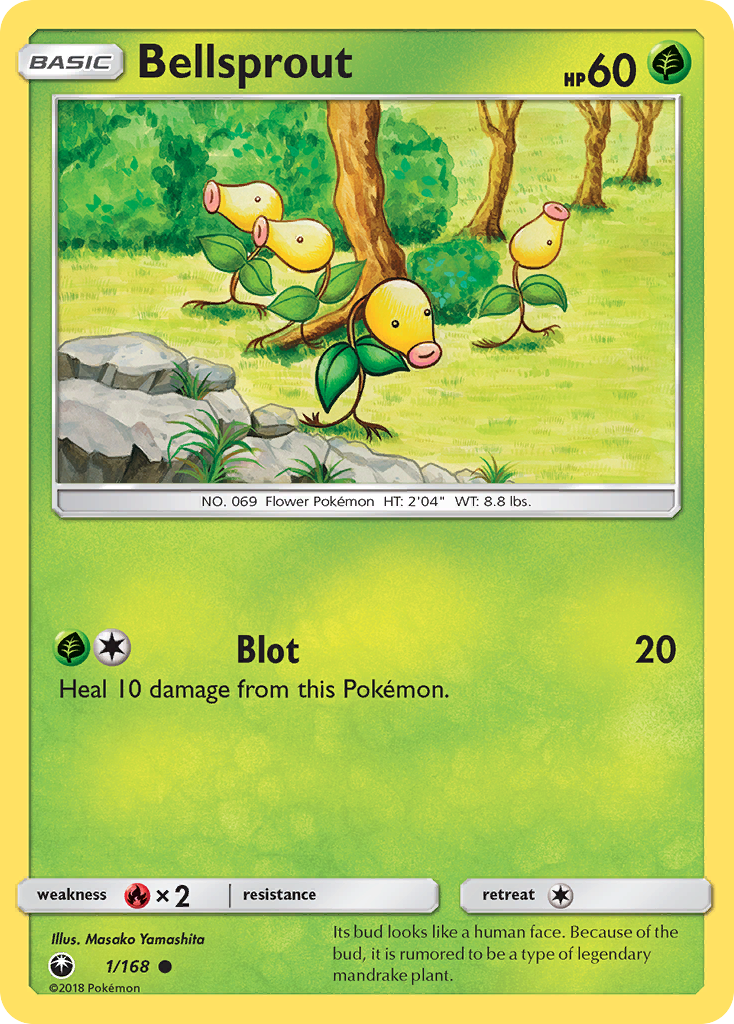 Bellsprout (1/168) [Sun & Moon: Celestial Storm] | Nerdhalla Games