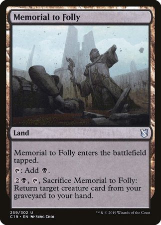 Memorial to Folly [Commander 2019] | Nerdhalla Games