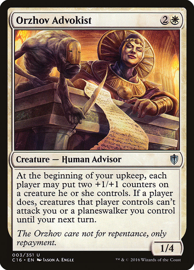 Orzhov Advokist [Commander 2016] | Nerdhalla Games