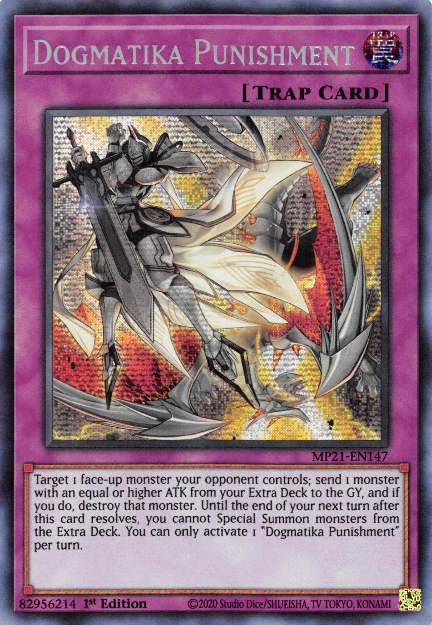 Dogmatika Punishment [MP21-EN147] Prismatic Secret Rare | Nerdhalla Games