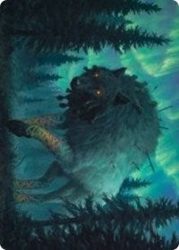 Sarulf, Realm Eater Art Card [Kaldheim: Art Series] | Nerdhalla Games