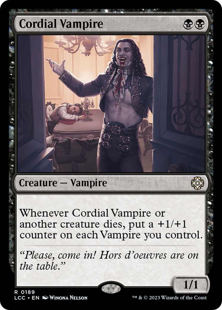 Cordial Vampire [The Lost Caverns of Ixalan Commander] | Nerdhalla Games