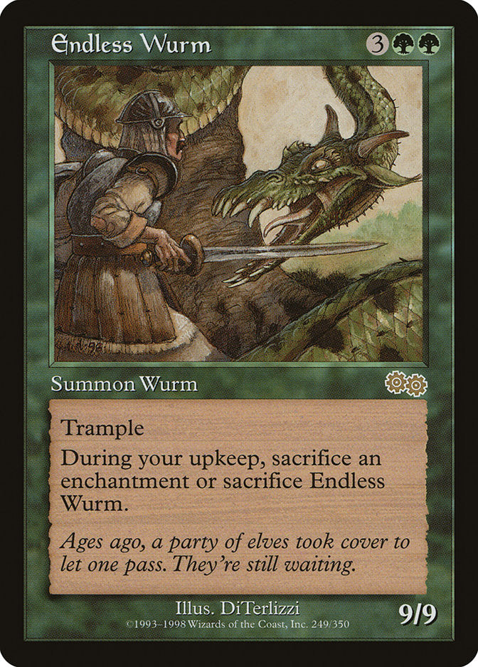 Endless Wurm [Urza's Saga] | Nerdhalla Games