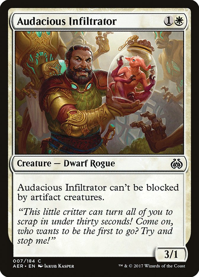 Audacious Infiltrator [Aether Revolt] | Nerdhalla Games