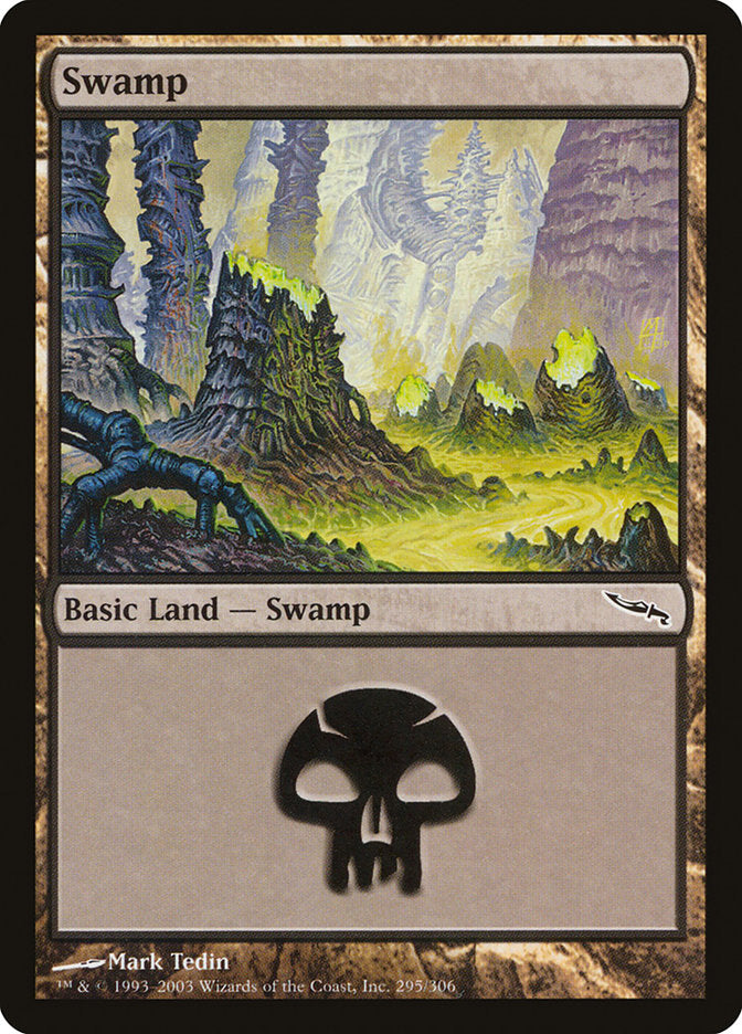 Swamp (295) [Mirrodin] | Nerdhalla Games