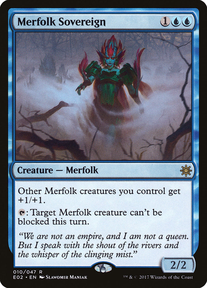 Merfolk Sovereign [Explorers of Ixalan] | Nerdhalla Games