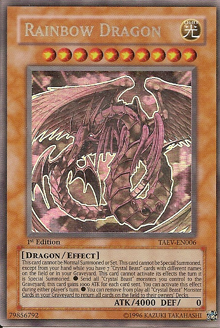 Rainbow Dragon [TAEV-EN006] Ghost Rare | Nerdhalla Games