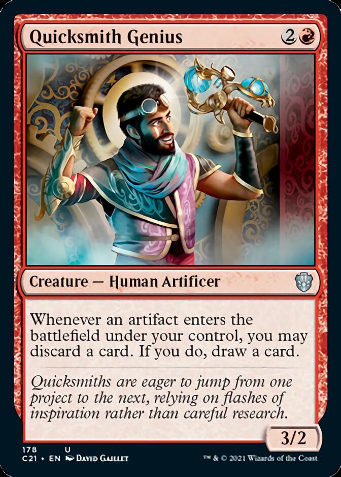 Quicksmith Genius [Commander 2021] | Nerdhalla Games