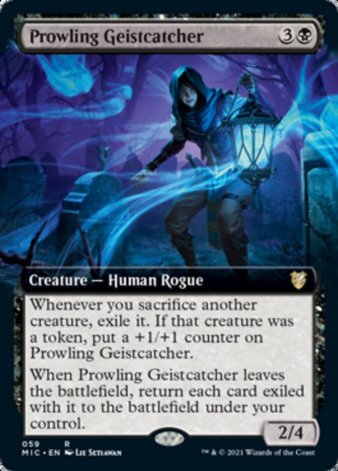 Prowling Geistcatcher (Extended) [Innistrad: Midnight Hunt Commander] | Nerdhalla Games