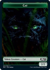 Cat (011) // Soldier Double-sided Token [Core Set 2021 Tokens] | Nerdhalla Games