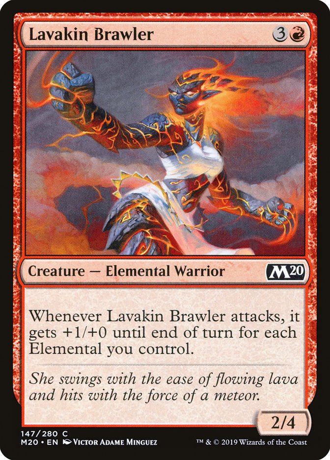 Lavakin Brawler [Core Set 2020] | Nerdhalla Games