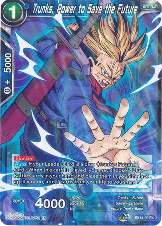 Trunks, Power to Save the Future [EX14-02] | Nerdhalla Games