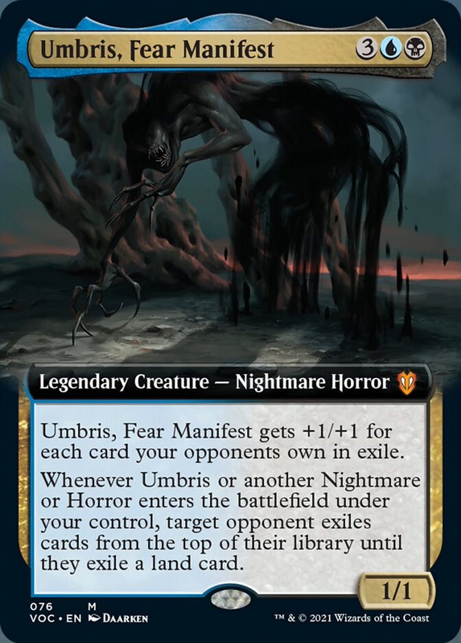 Umbris, Fear Manifest (Extended) [Innistrad: Crimson Vow Commander] | Nerdhalla Games