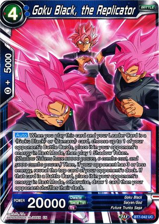 Goku Black, the Replicator [BT7-042] | Nerdhalla Games