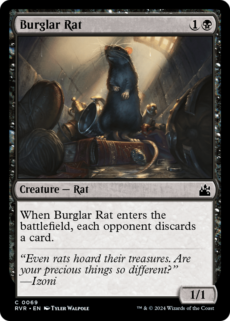 Burglar Rat [Ravnica Remastered] | Nerdhalla Games