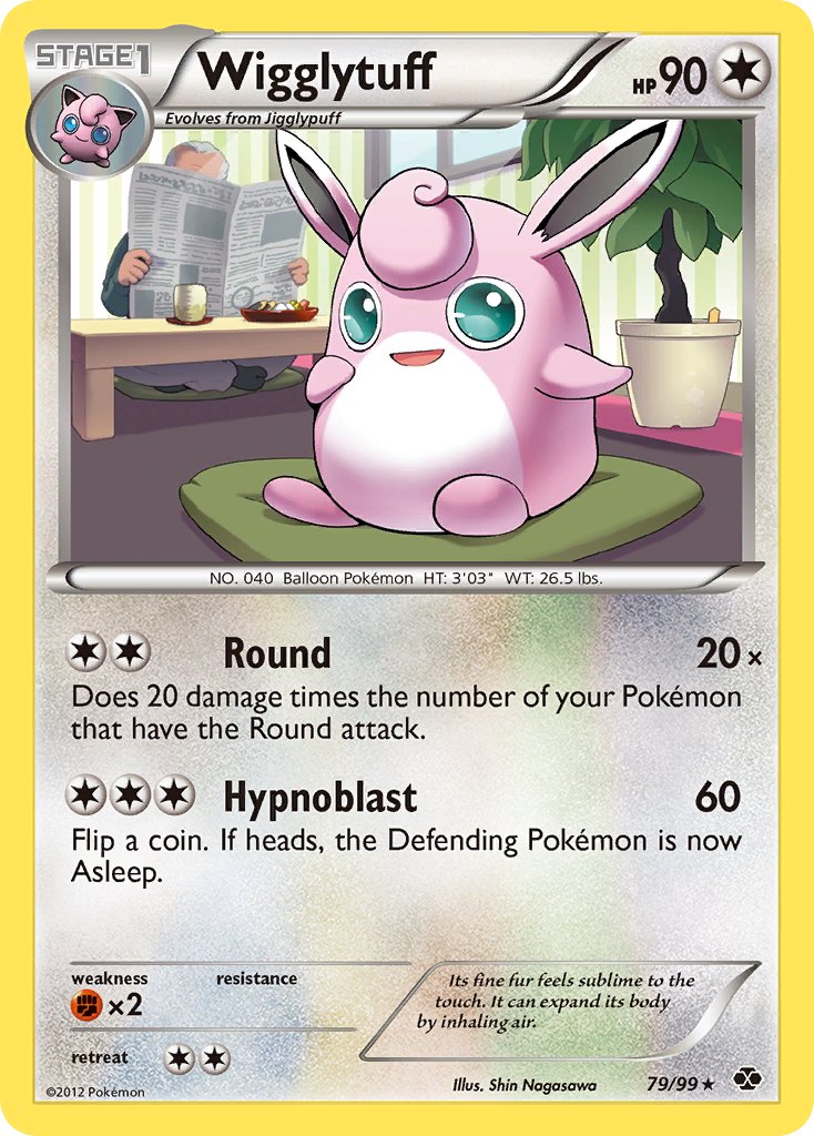 Wigglytuff (79/99) (Cosmos Holo) (Blister Exclusive) [Black & White: Next Destinies] | Nerdhalla Games