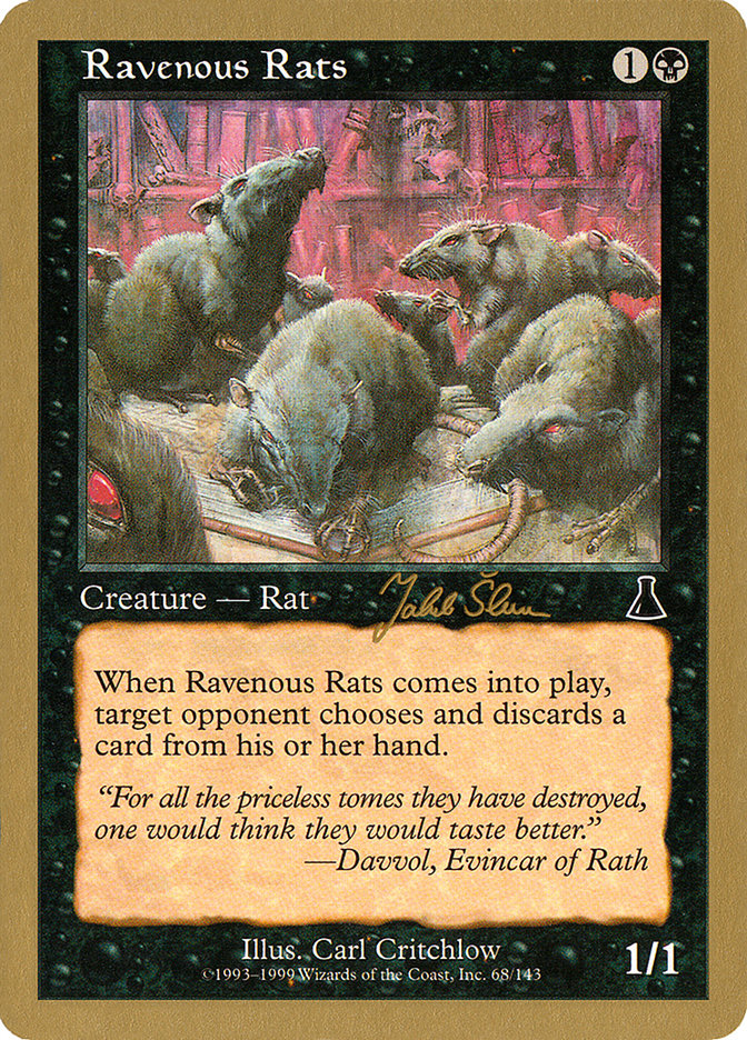 Ravenous Rats (Jakub Slemr) [World Championship Decks 1999] | Nerdhalla Games