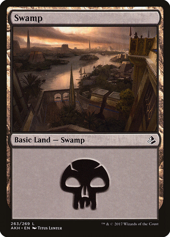 Swamp (263) [Amonkhet] | Nerdhalla Games