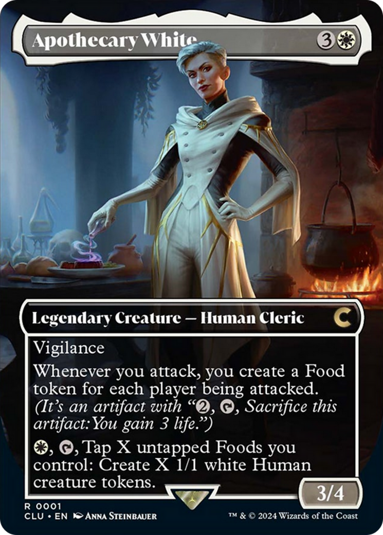 Apothecary White (Borderless) [Ravnica: Clue Edition] | Nerdhalla Games