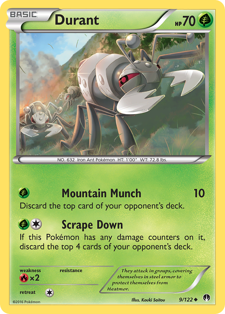 Durant (9/122) [XY: BREAKpoint] | Nerdhalla Games