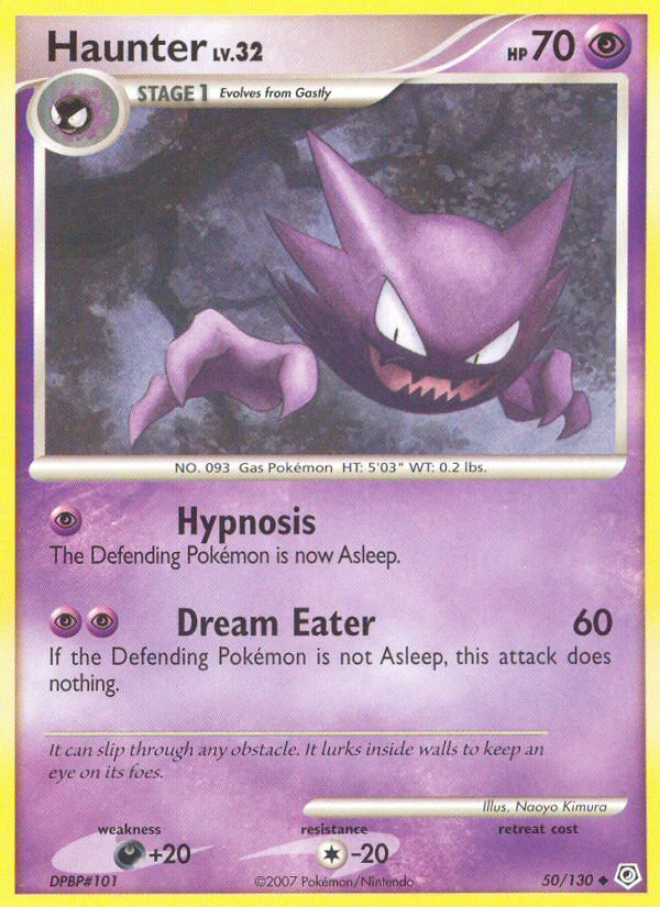 Haunter (50/130) [Diamond & Pearl: Base Set] | Nerdhalla Games