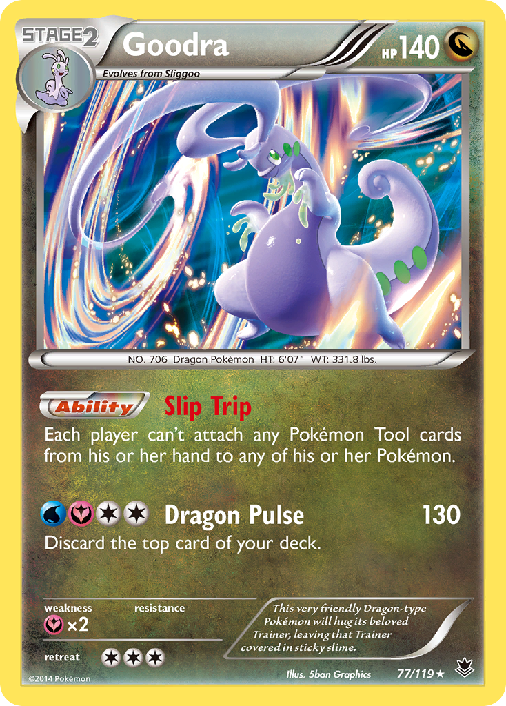 Goodra (77/119) [XY: Phantom Forces] | Nerdhalla Games