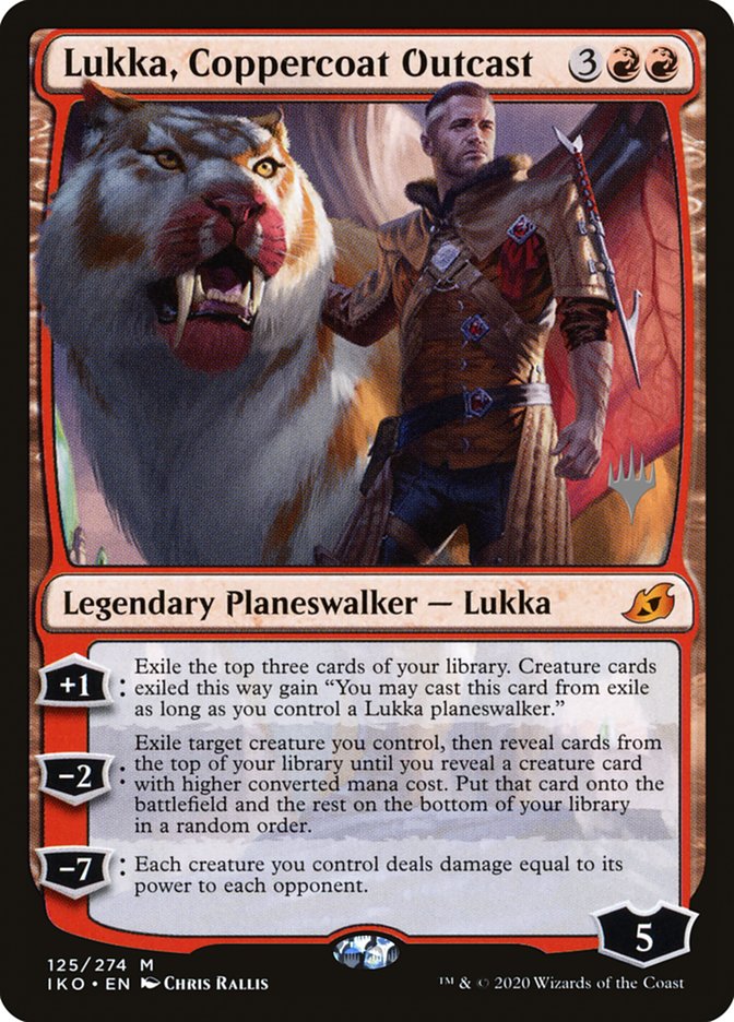 Lukka, Coppercoat Outcast (Promo Pack) [Ikoria: Lair of Behemoths Promos] | Nerdhalla Games