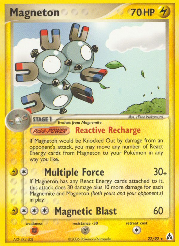 Magneton (22/92) [EX: Legend Maker] | Nerdhalla Games