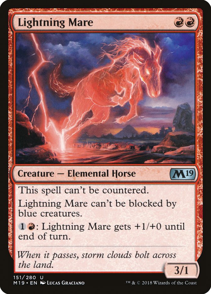 Lightning Mare [Core Set 2019] | Nerdhalla Games