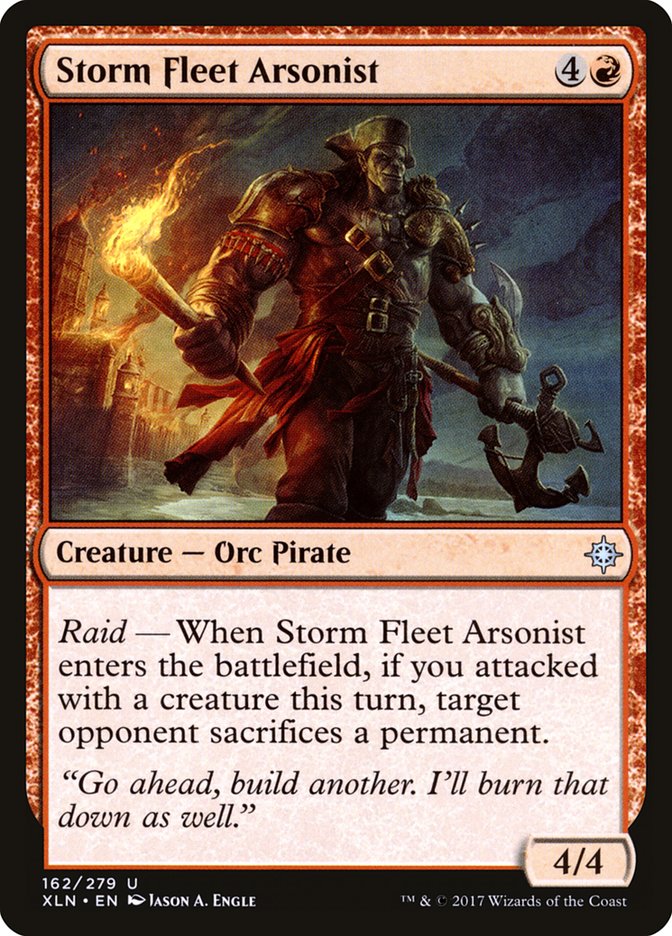 Storm Fleet Arsonist [Ixalan] | Nerdhalla Games