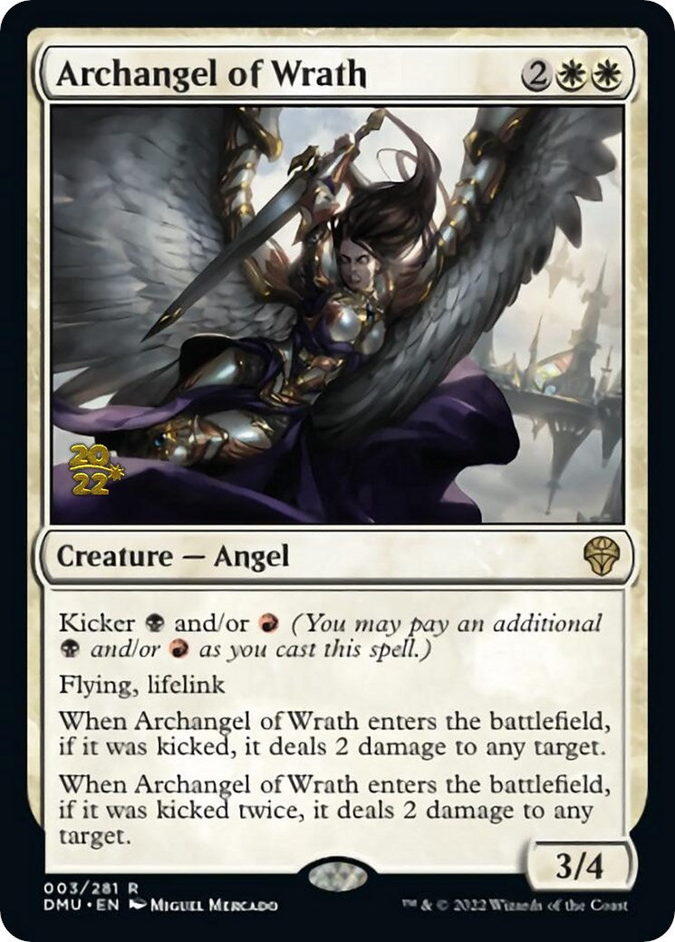 Archangel of Wrath [Dominaria United Prerelease Promos] | Nerdhalla Games