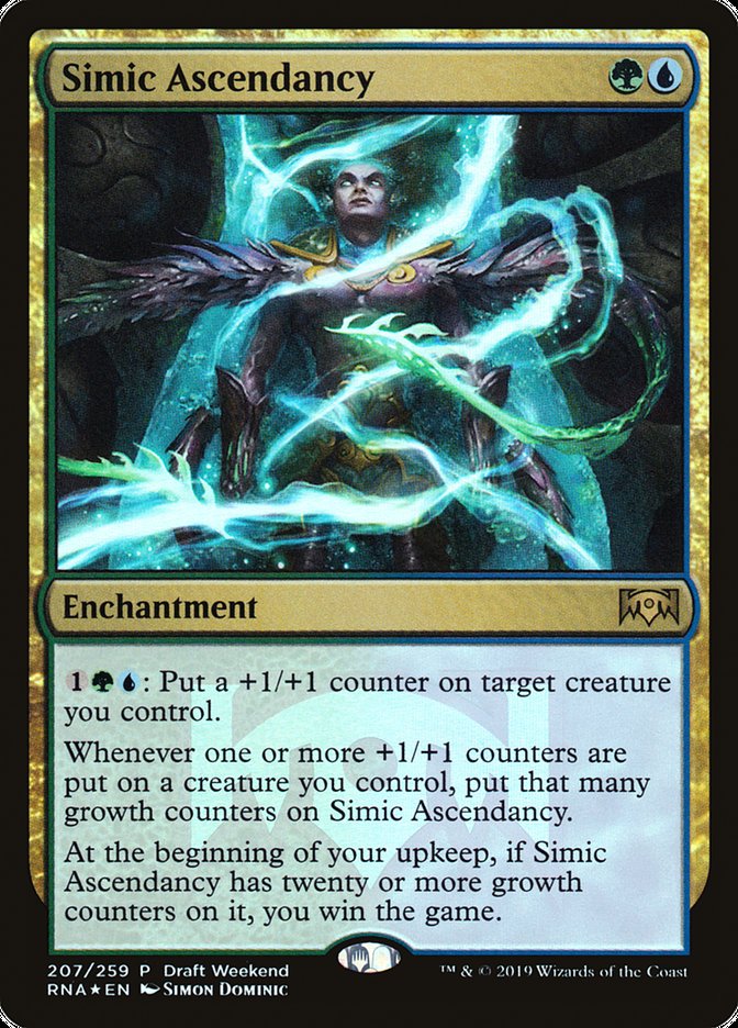 Simic Ascendancy (Draft Weekend) [Ravnica Allegiance Promos] | Nerdhalla Games